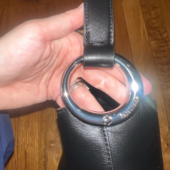 kate spade Black Leather Halo Adjustable Shoulder Bag - Picture 5 of 10